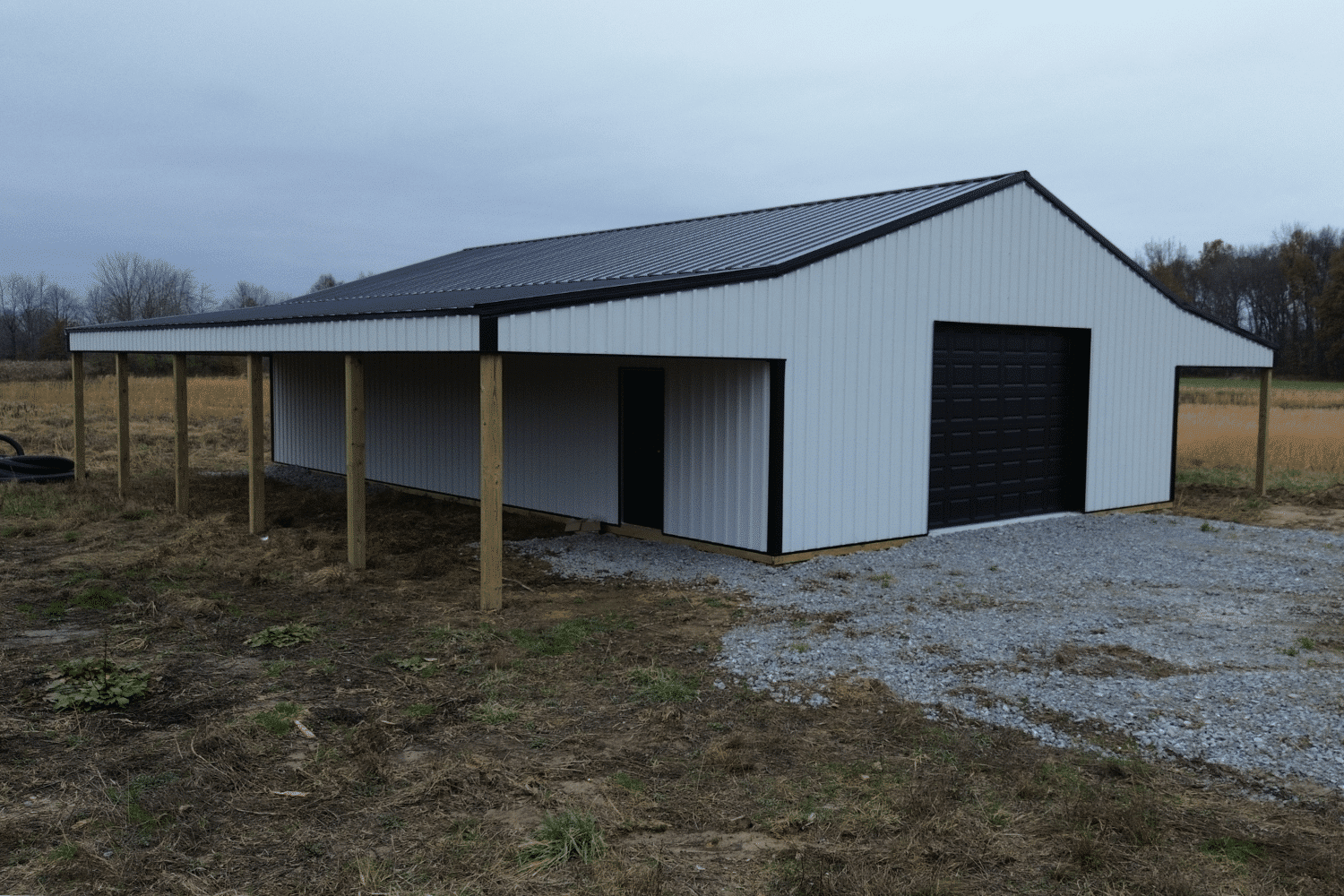 20x50 pole barn garage