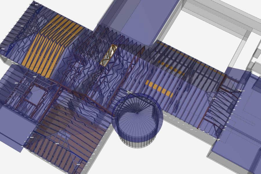3D designed floor plans 20x48 barndominium kits in ohio
