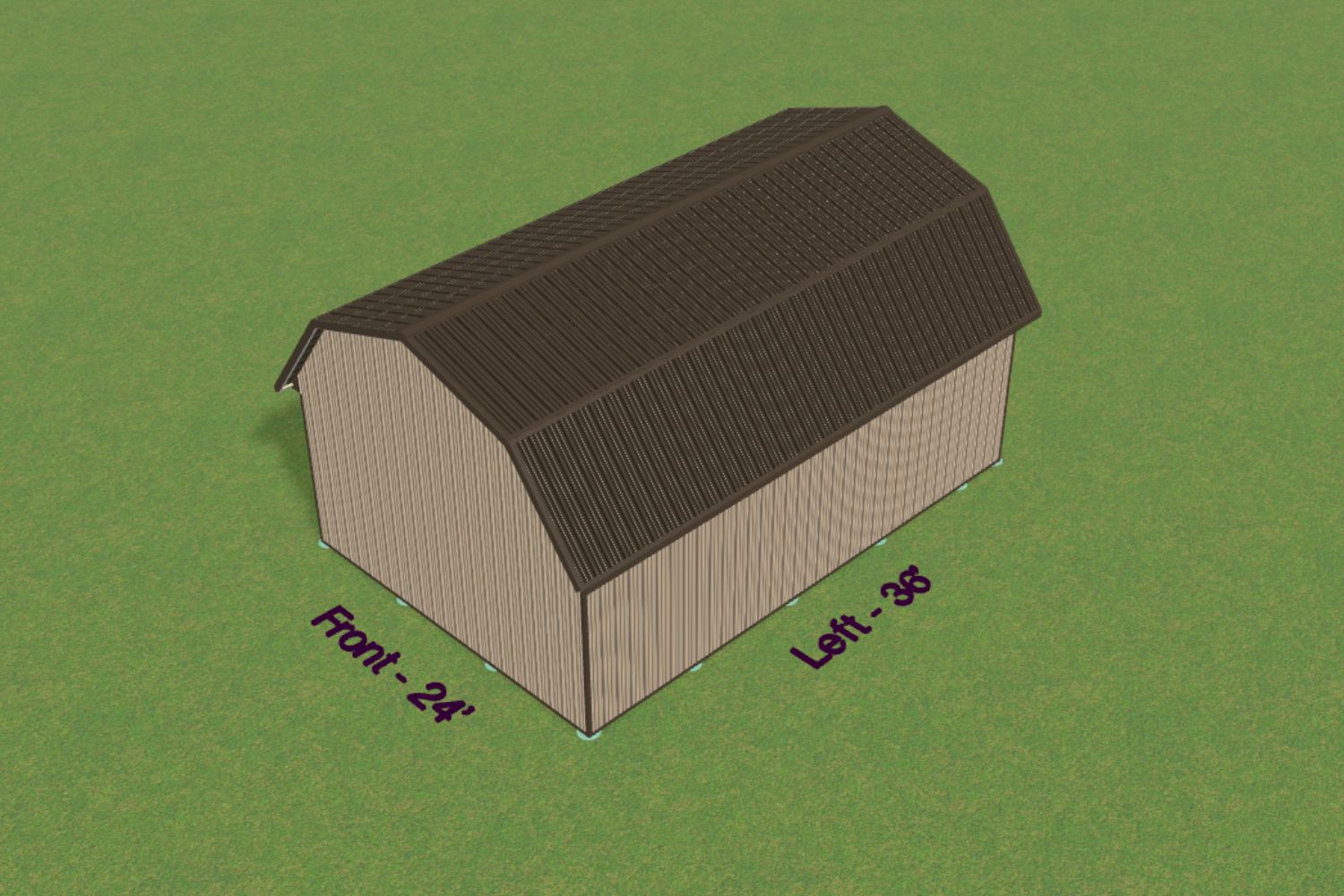 3d design equestrian pole barn