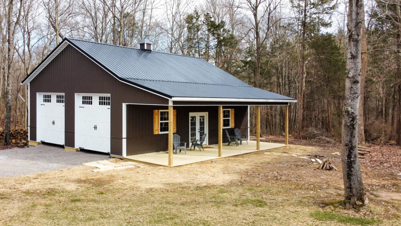 40x100 Brown Barndominium for sale in ohio