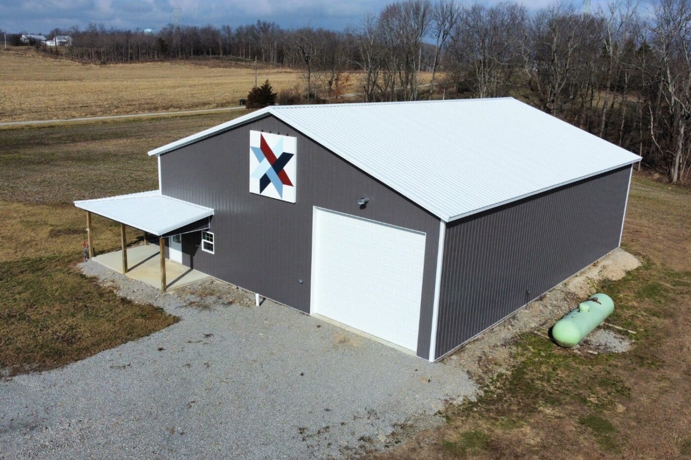 50x80 commercial pole barn kits in ohio - 1