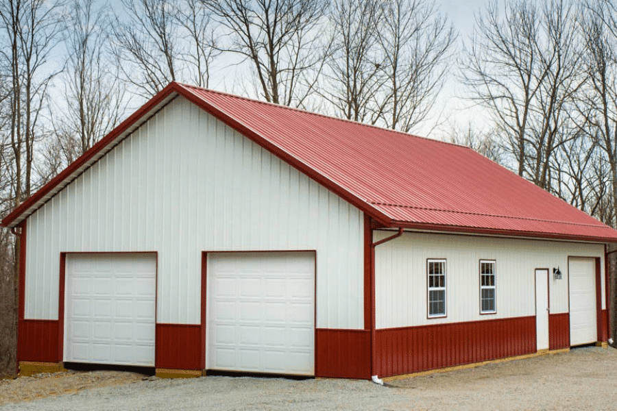 Customizable Layout For 100x100 pole Barn Garage Kits