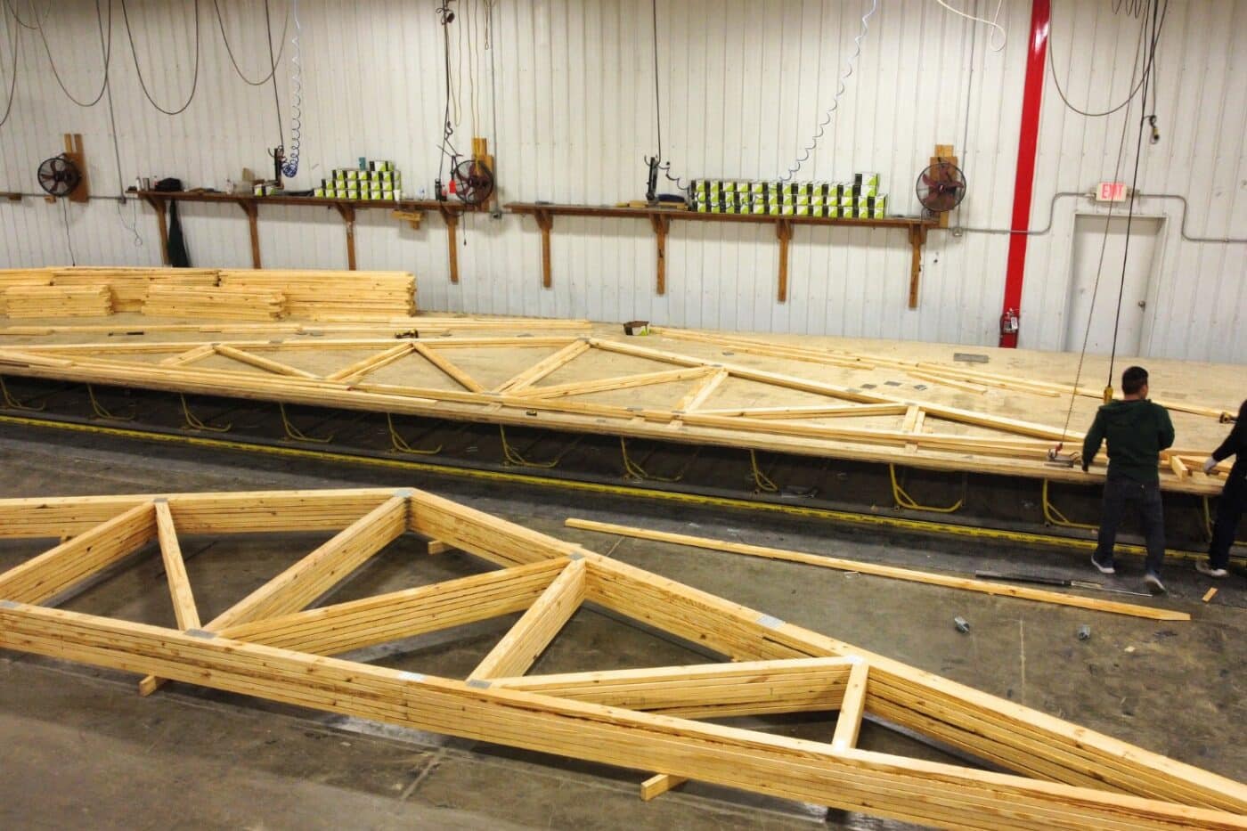 commercial pole barn trusses in ohio - 1