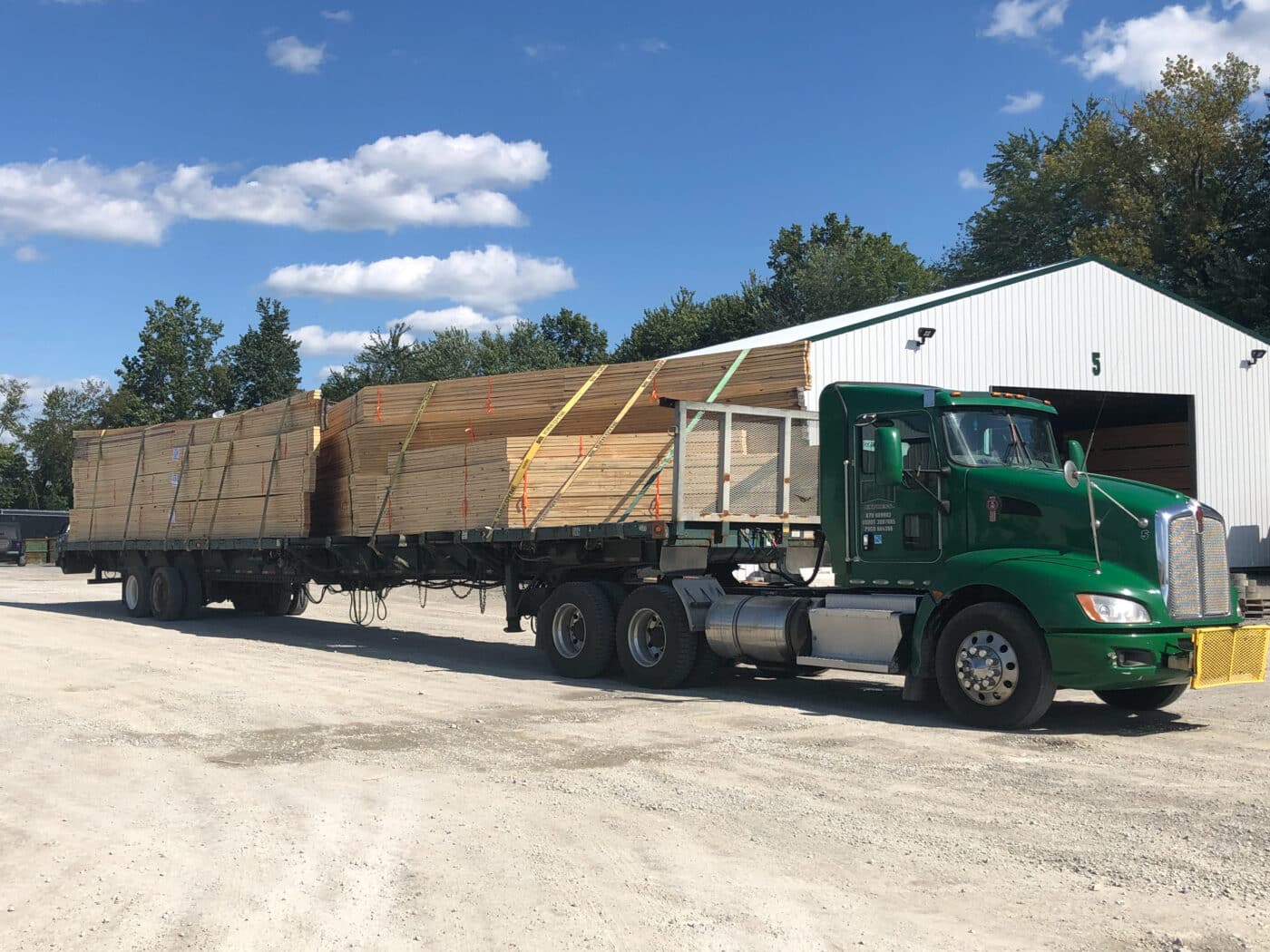 delivery for 40x100 Brown Barndominium for sale in ohio