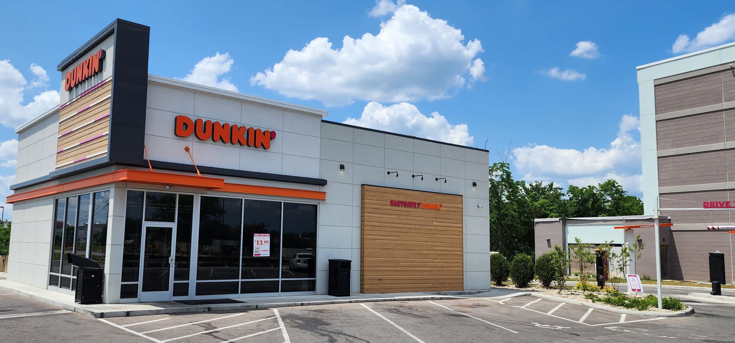 dunkin donuts commercial pole barn kit