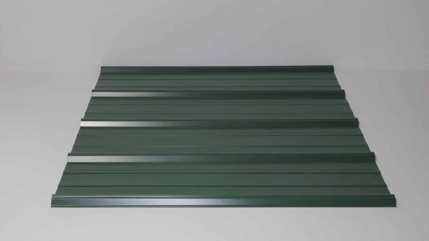 side view of green c loc panel